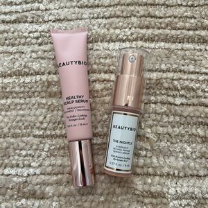 Healthy Scalp Serum and Nightly Serum Set - Pink and Silver